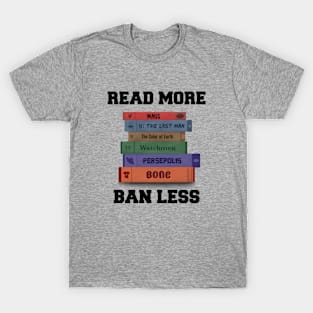 Read More, Ban Less (graphic novels version) T-Shirt